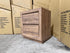 Manly frank bed side chest in rustic walnut