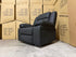 Kenso Single Recliner With Dual Motion Recliner In Soft Rhino Black