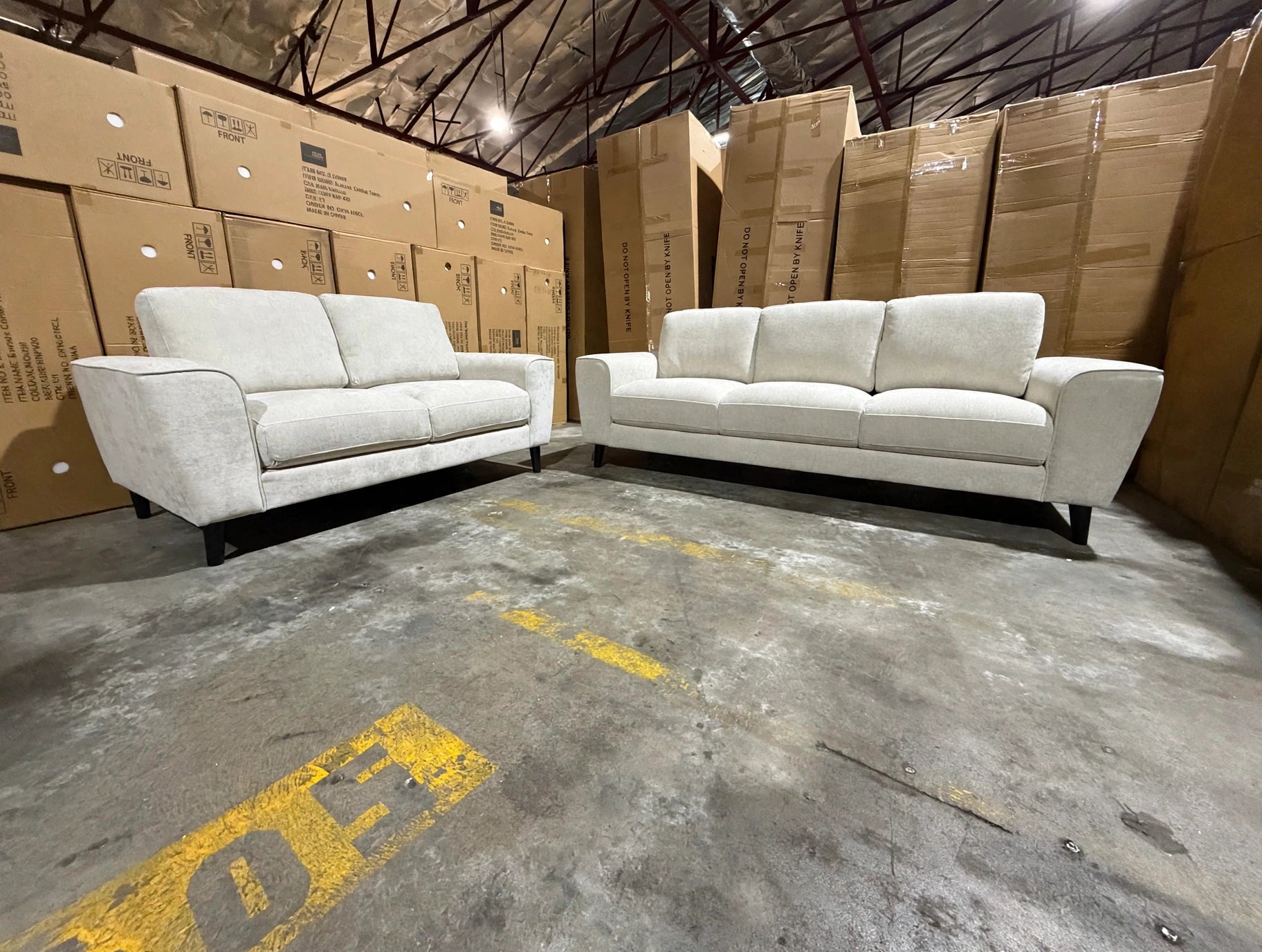 Sophia 3+2 Sofa Package In Wheat