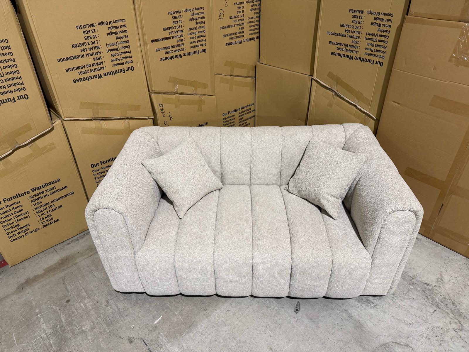Estella 2 Seater Sofa With Scatter Cushions