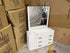 Atlanta dressing table inc mirros in grey wash finish