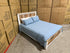 Springbrook Queen size bed withdraws driftwood/ white finish acacia timber