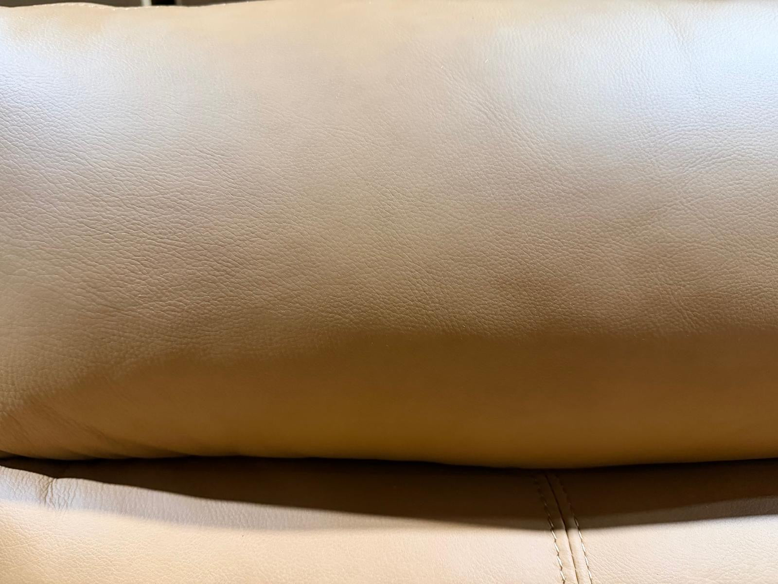 Oasis Single Recliner Leather Match (TAN)