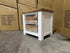 Springbrook Bed side chest with 2 draws driftwood/ white finish acacia timber