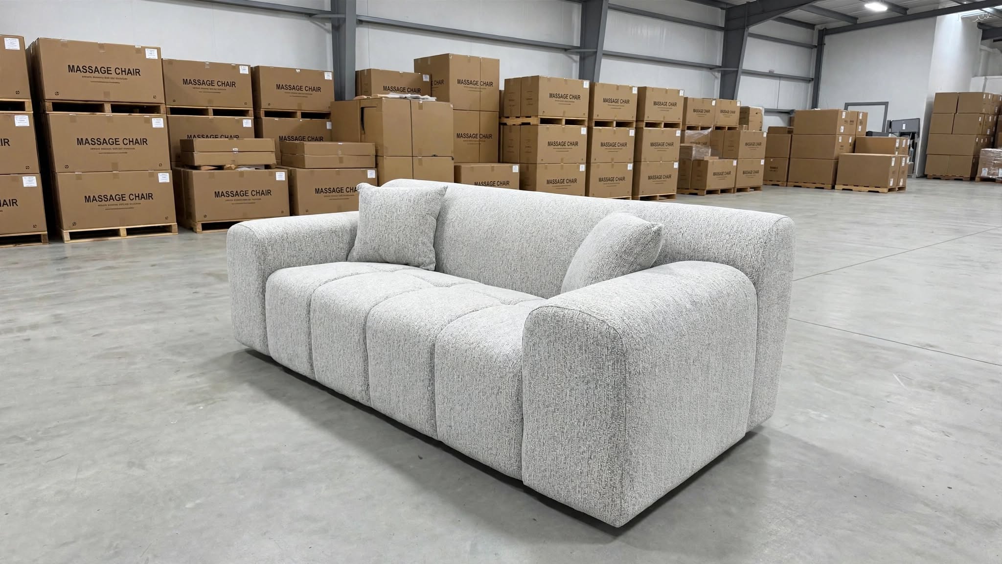 Bobbi 2 Seater Sofa In Grey