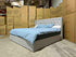 Memphis Super King Bed In Light Grey