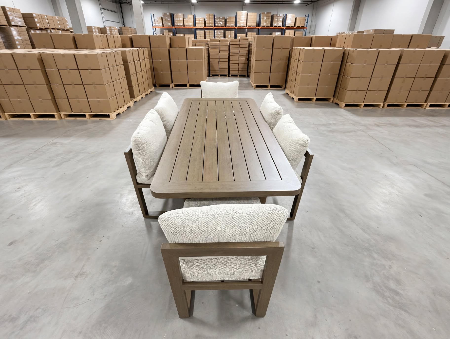 Trinidad 7 PCE Outdoor Setting 2 Metre Table with 6 Chairs