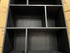 Eclipse Bookcase Matt black finish oak timber