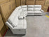 Damon 6pce modular lounge Light Grey Fabric