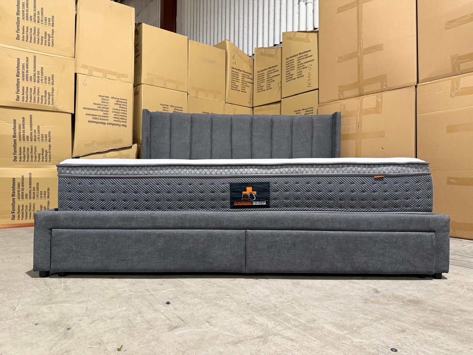 Portand Super King Bed & Mattress Package