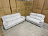 Pilot 3+2+1 Electric Recliners In Fifty Shades Light Grey