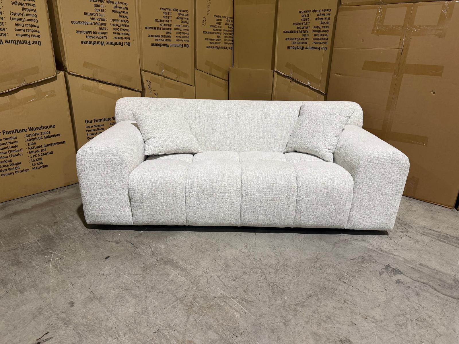 Bobbi 2 seater sofa Lounge In Natural