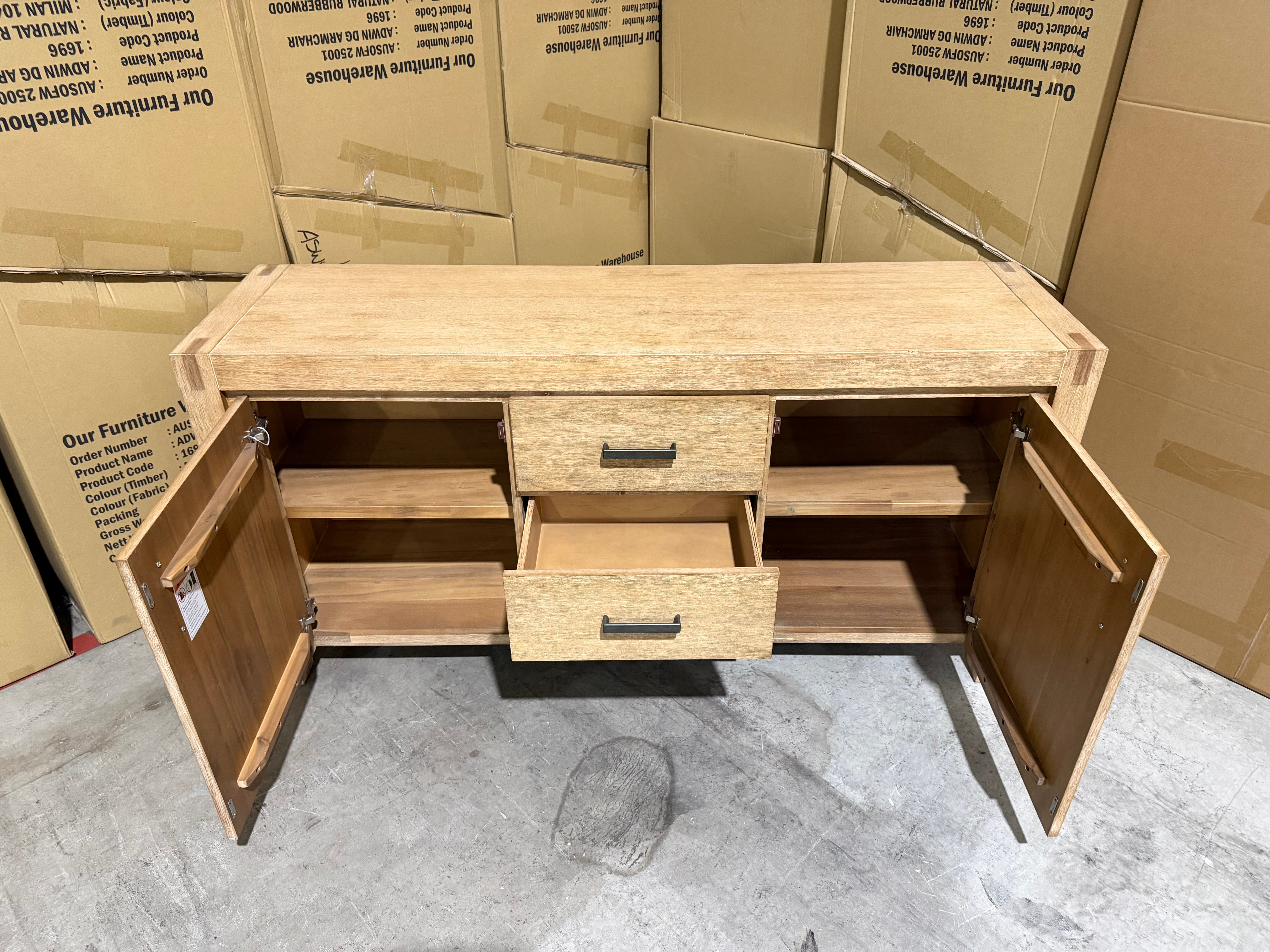 Crystal brook 1620 buffet in acacia timber