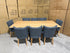 Mitcham Dining Range 2400 9 PCE Set with Tobago Chair Charcoal