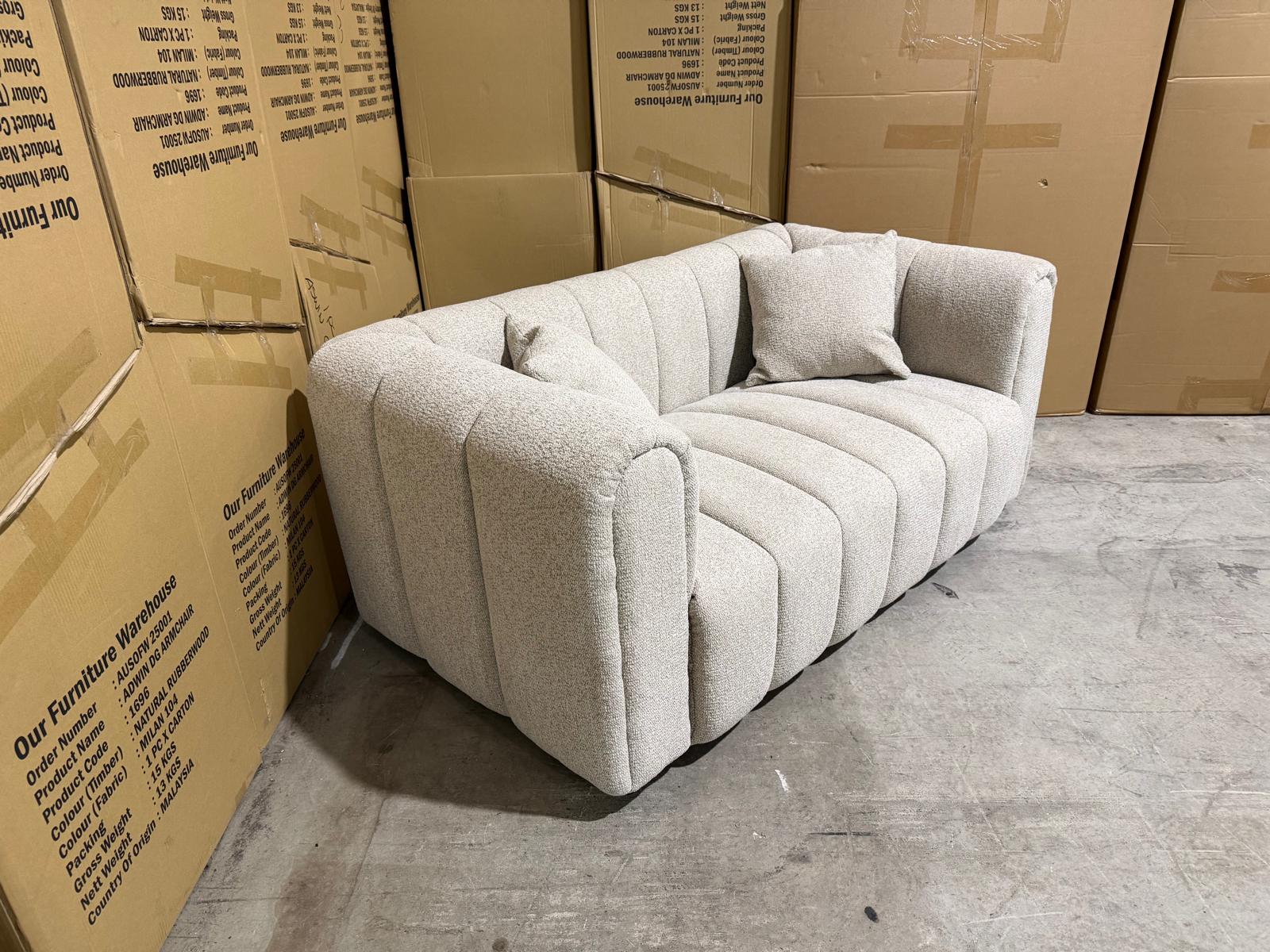 Estella 2 Seater Sofa With Scatter Cushions