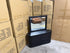 Athena ripple dressing table inc mirror in shadow black finish