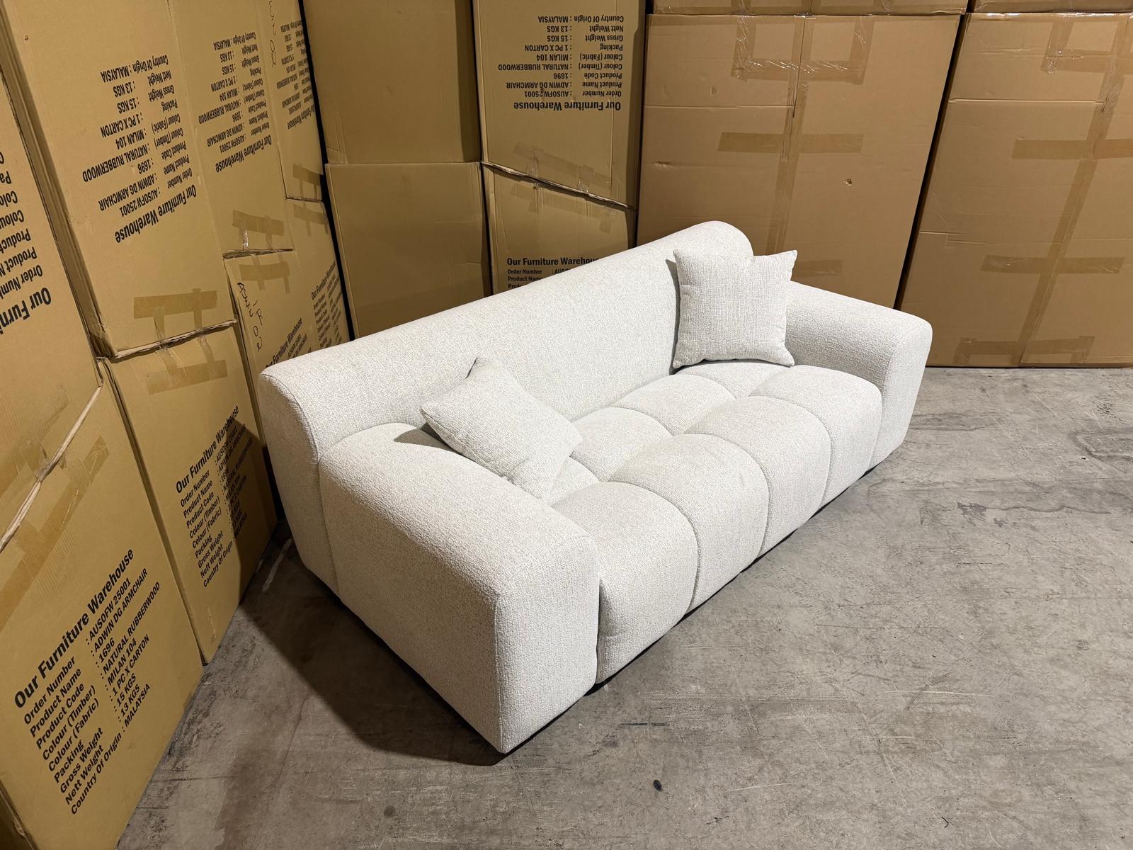 Bobbi 2 seater sofa Lounge In Natural