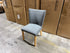 Tobago Upholstered Dining Chair Charcoal Fabric With Natural Oak Colour Leg