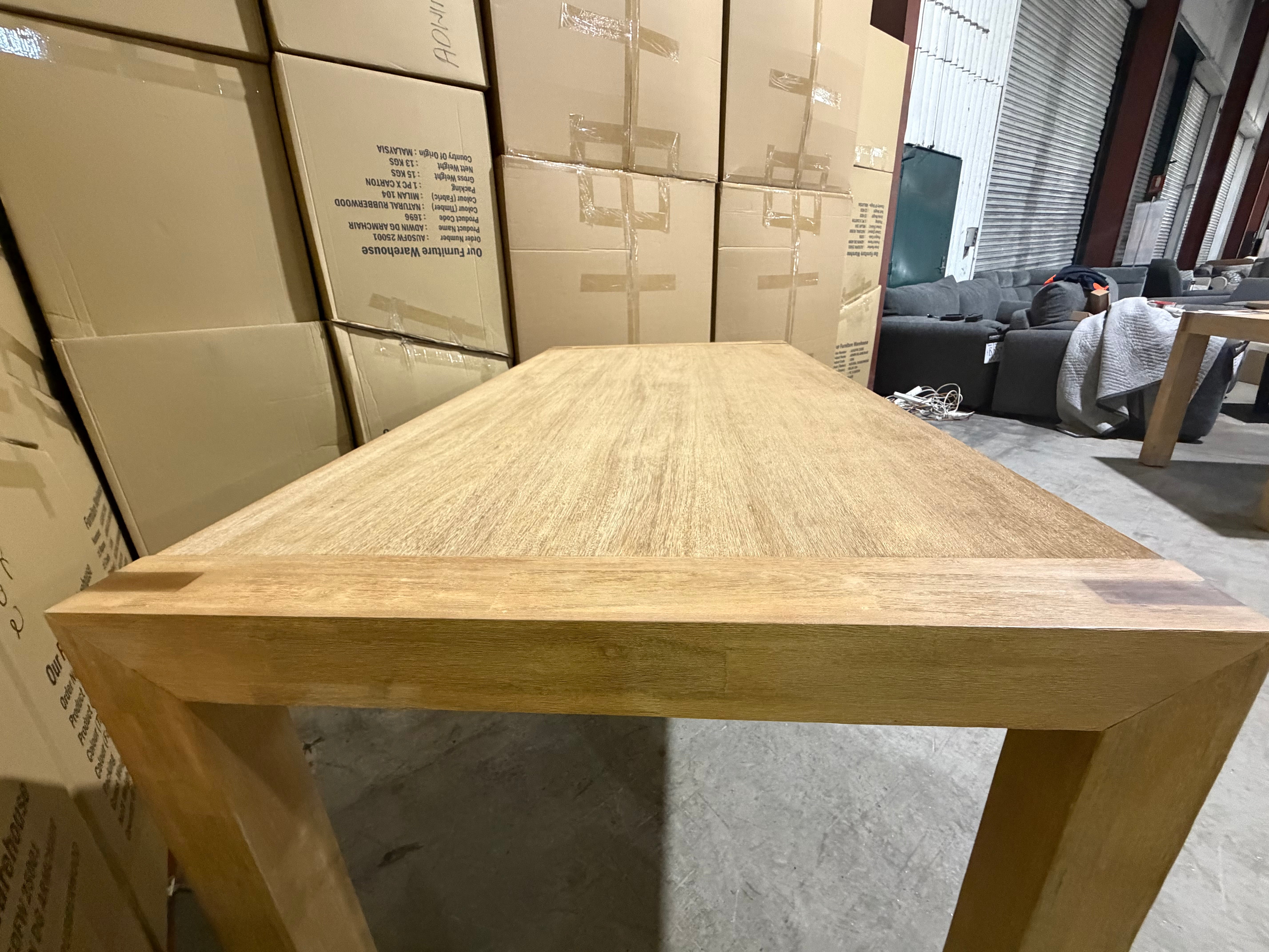 Crystal brook 1800 dining table acacia timber