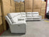 Damon 6pce modular lounge Light Grey Fabric