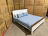 Hamptons queen size bed in two tone finish