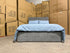 Stuart Double Bed in Light Grey