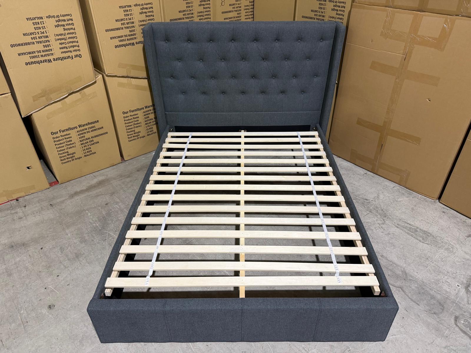 Memphis Bedding Range (Charcoal) 2 Sizes Queen & King