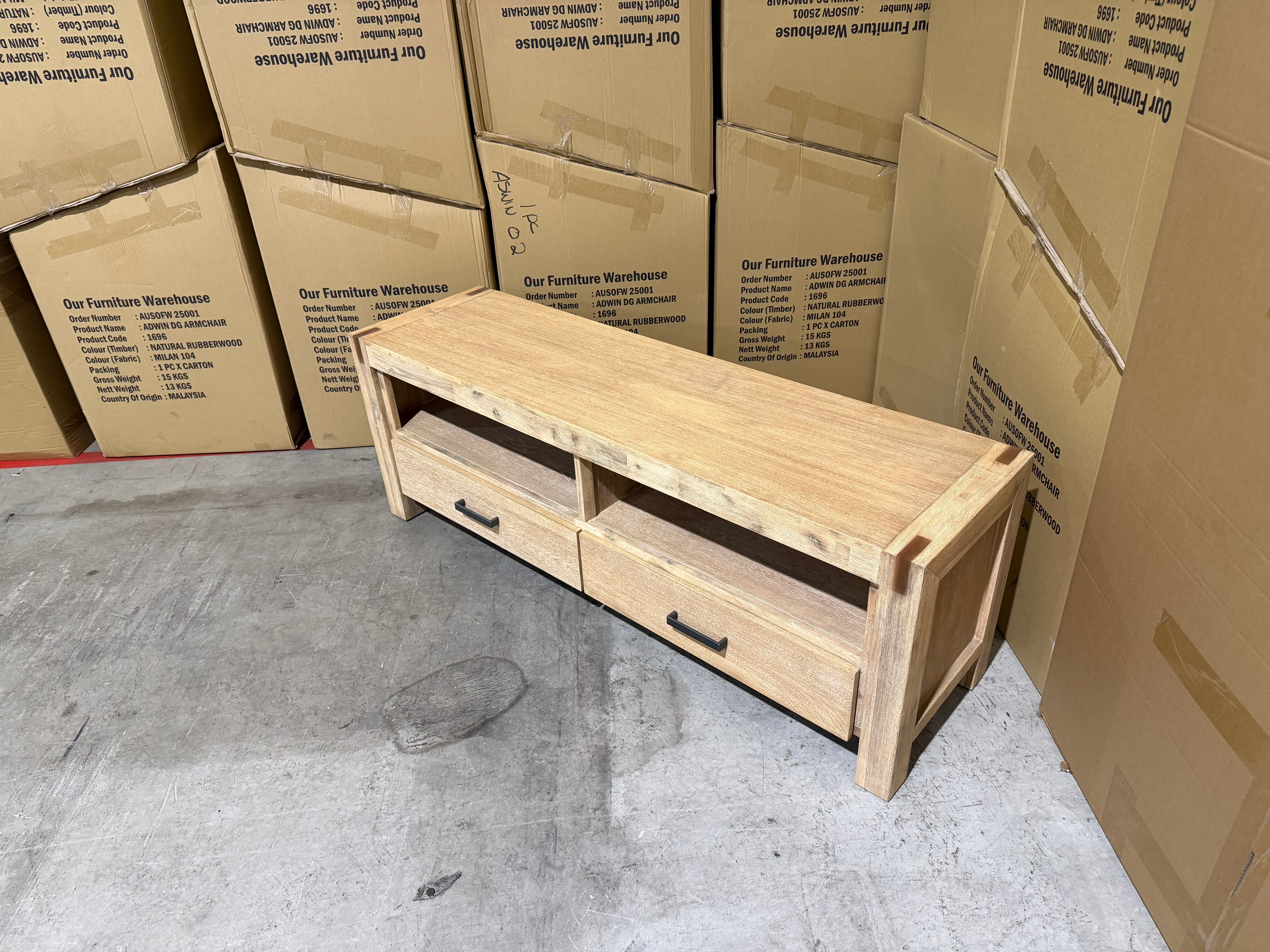 Crystalbrook 1550 low line tv unit in acacia timber Dining room Range