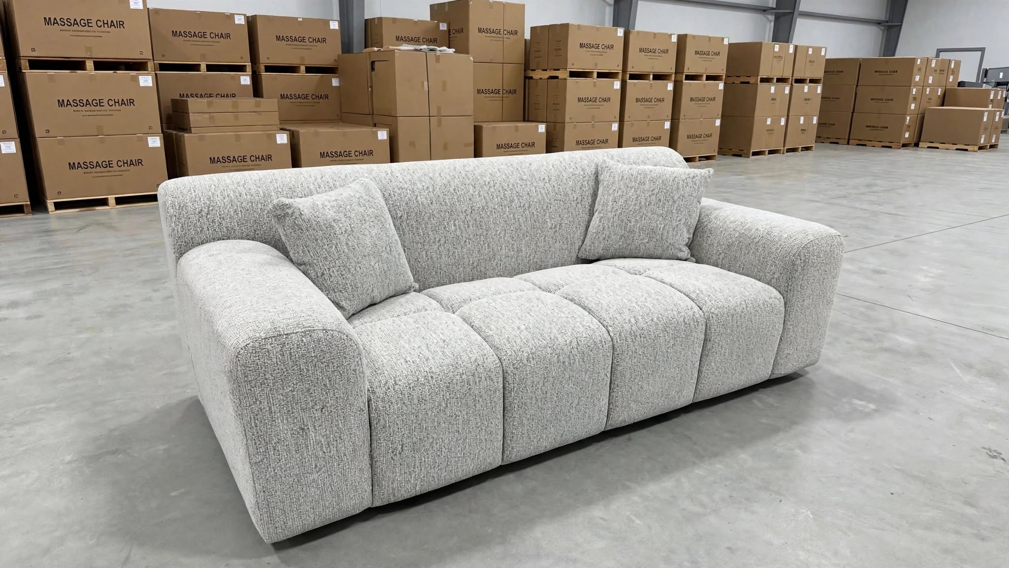 Bobbi 2 Seater Sofa In Grey