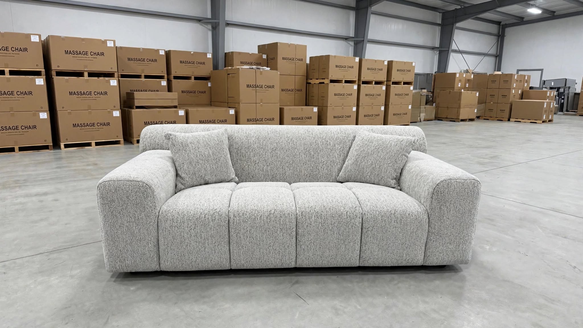 Bobbi 2 Seater Sofa In Grey