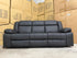 Kenso 3 Seater With Dual Motion Recliners In Soft Rhino Black
