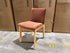 Alexa Dining Chair Rust Upholstery