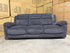 Pilot 3 seater with ELECTRIC Recliners Dark Grey