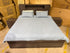 Vienna king size bed in grey (boston)