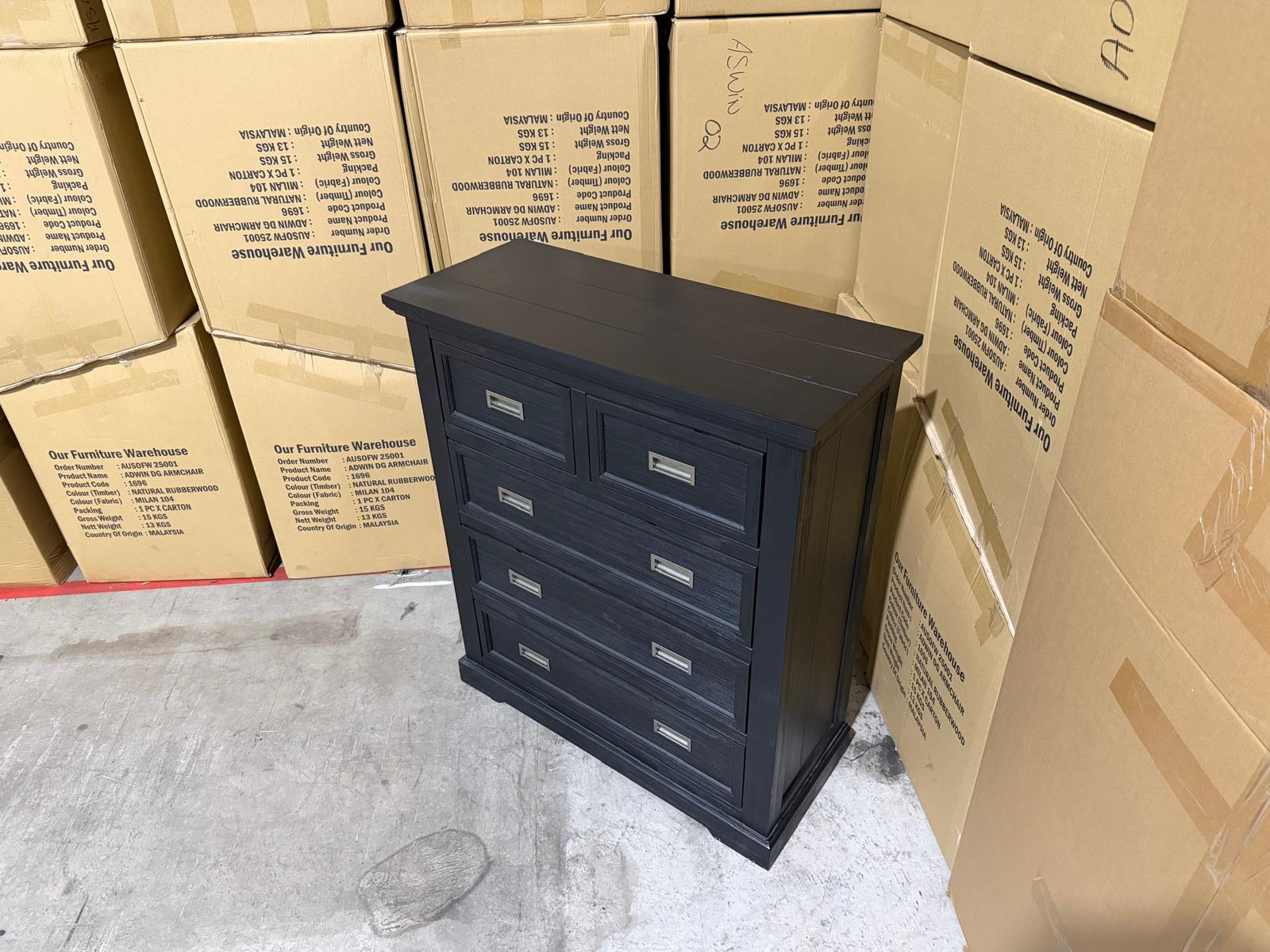 Calloway Tallboy in Black finish