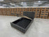 Taya King Size Upholstered Bed With Gas Lift In Share Charcoal