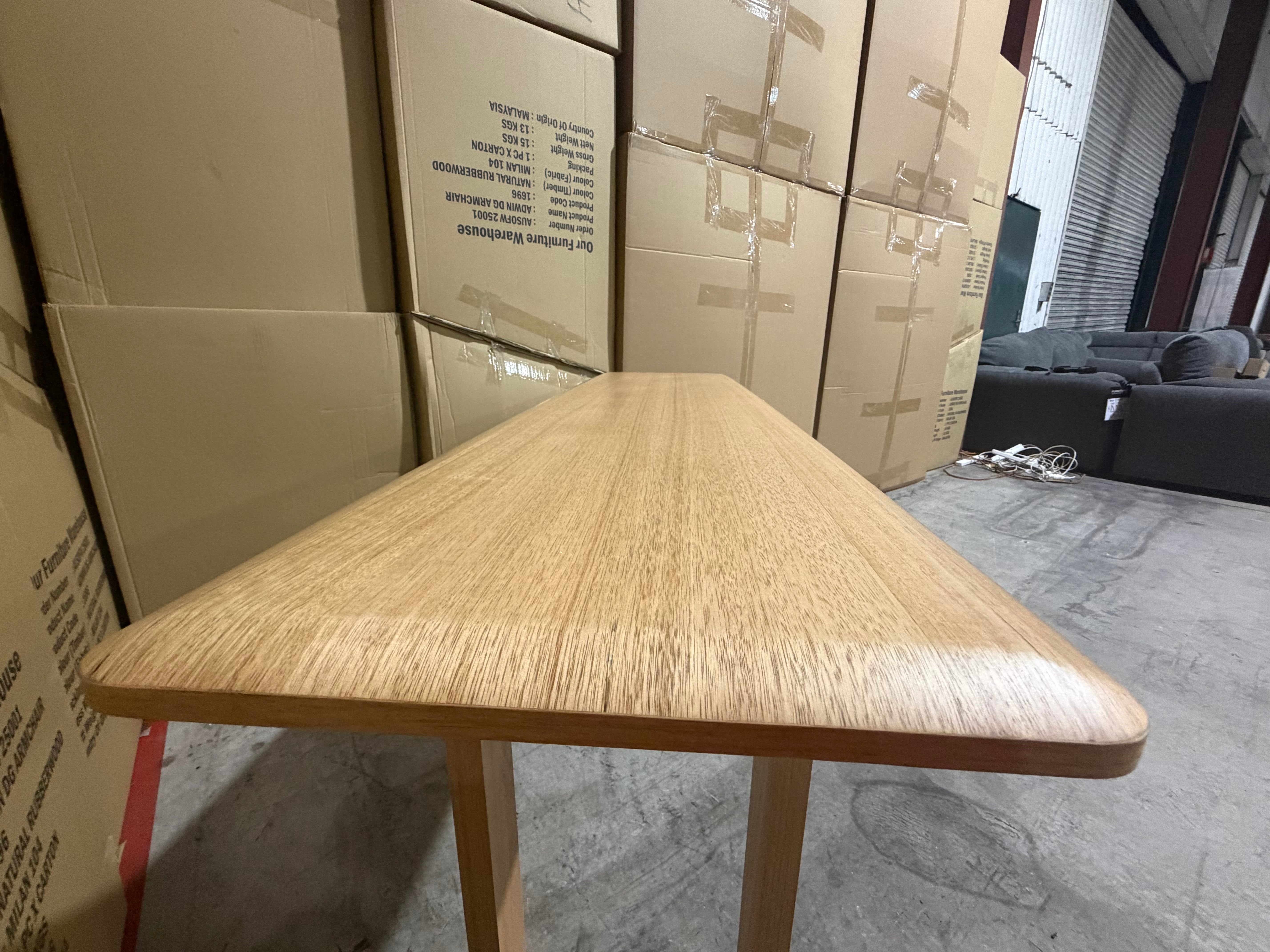 Mitcham Hall table in Natural Tassie Oak Dining Range