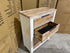 Springbrook Tallboy with 4 draws driftwood/ white finish acacia timber