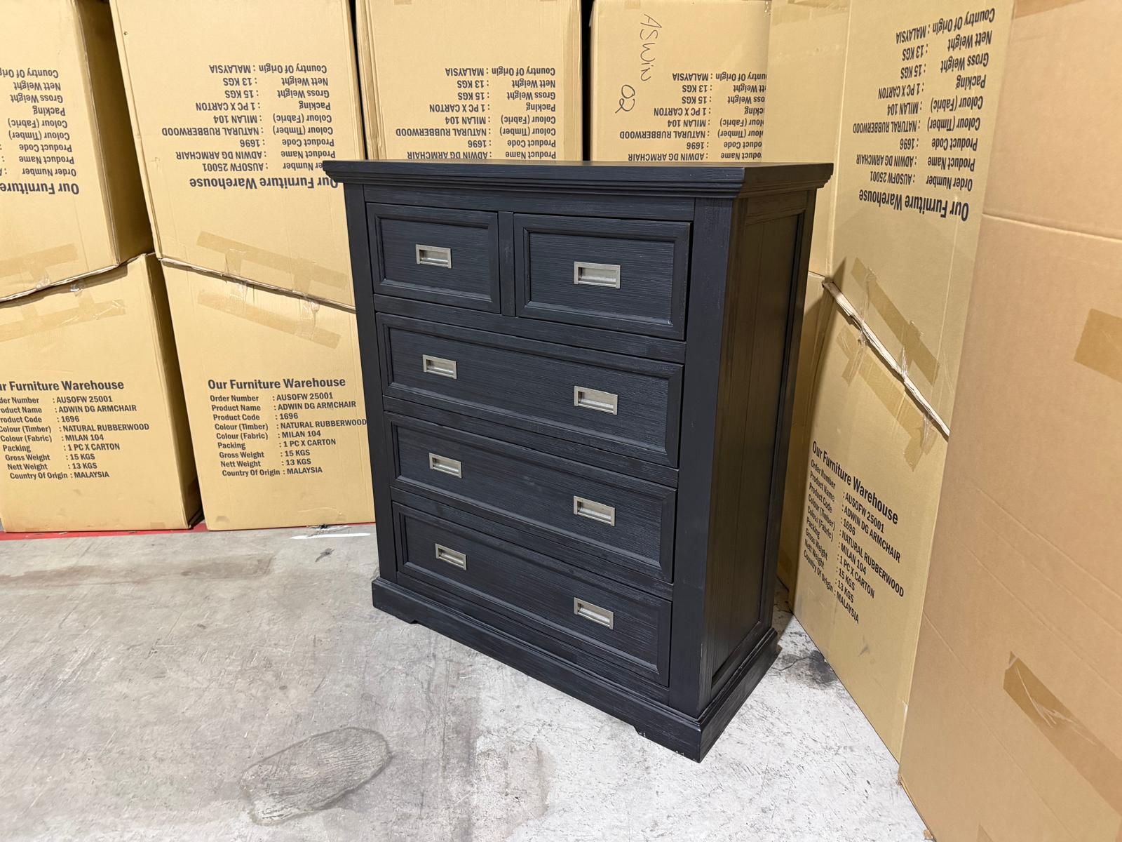 Calloway Tallboy in Black finish