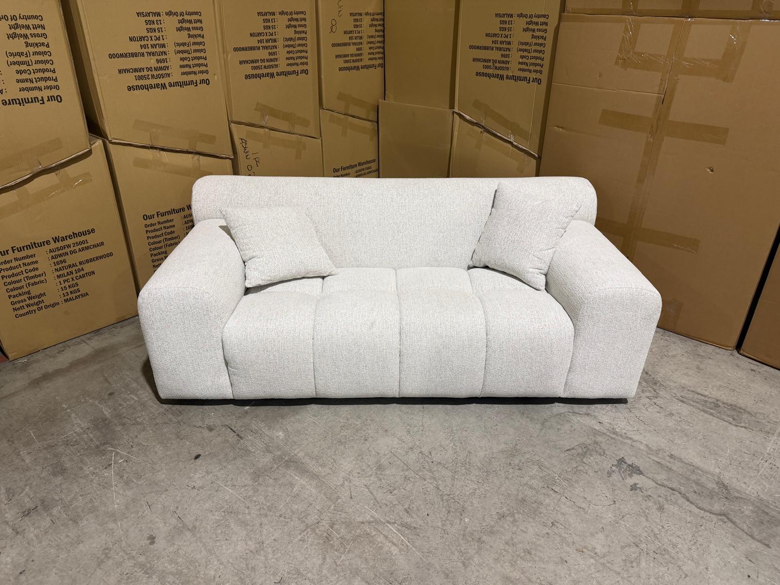 Bobbi 2 seater sofa Lounge In Natural