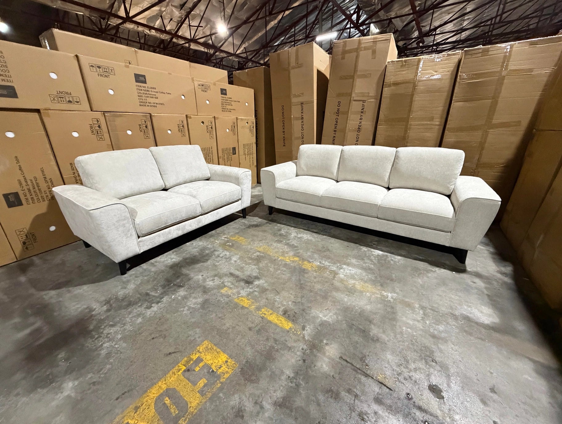 Sophia 3+2 Sofa Package In Wheat