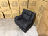 Kenso Single Recliner With Dual Motion Recliner In Soft Rhino Black