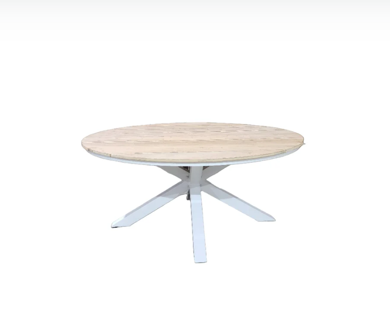 Aro 9 Piece round Outdoor Setting Table + 8 chairs