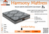 Harmony Mattress 2 Sizes