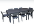 Big boy outdoor setting 9pce 2400 table & 8 Chairs