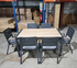 Kartini 7pce outdoor setting 1500 table & 6x chairs