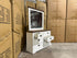 Hamptons dressing table and mirror two tone finish