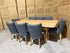 Mitcham Dining Range 2400 9 PCE Set with Tobago Chair Charcoal