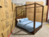 Flinders 4 Poster King size bed in Pecan finish