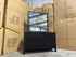 Portugal dressing table with mirror black finish with marble looking top